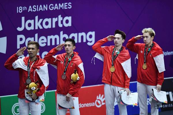  Indonesia Borong Emas dan Perak Ganda Putra Bulu Tangkis