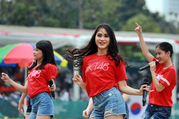  Grup JKT48 Hangatkan Asian Games 2018