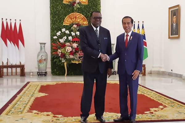 Bertemu Presiden Namibia, Jokowi Dorong Kerja Sama Infrastruktur dan Perdagangan