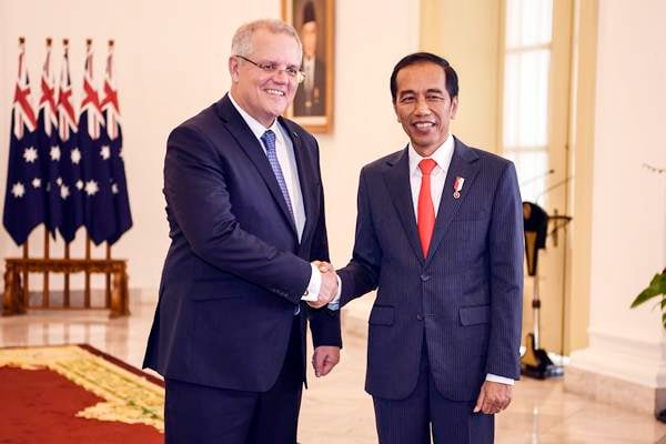  Kunjungan Perdana Menteri Australia Scott Morrison