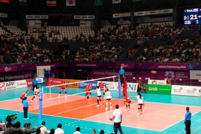  Asian Games 2018: Kalahkan Korsel, Tim Bola Voli Putri Thailand ke Final