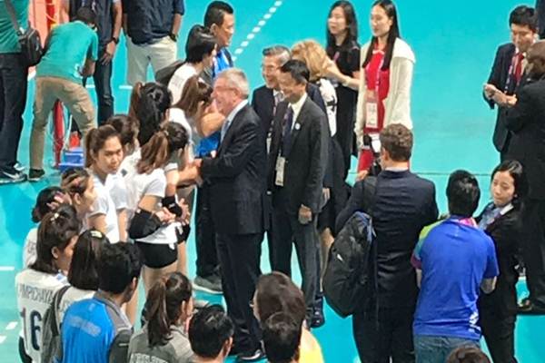  Bos Alibaba, Jack Ma, Saksikan Final Voli Putri China vs Thailand di Gelora Bung Karno