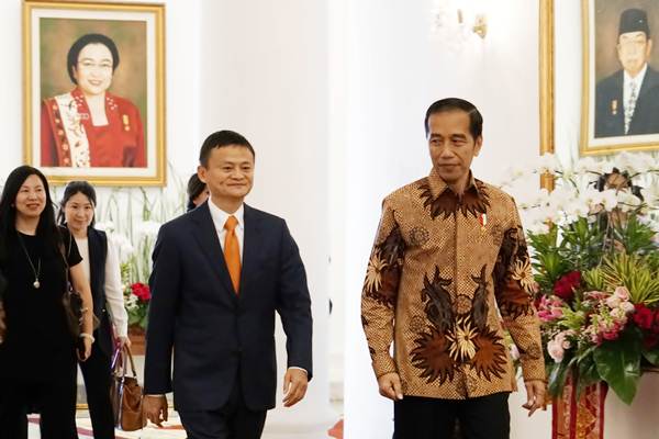  Presiden Jokowi Terima Kunjungan Jack Ma