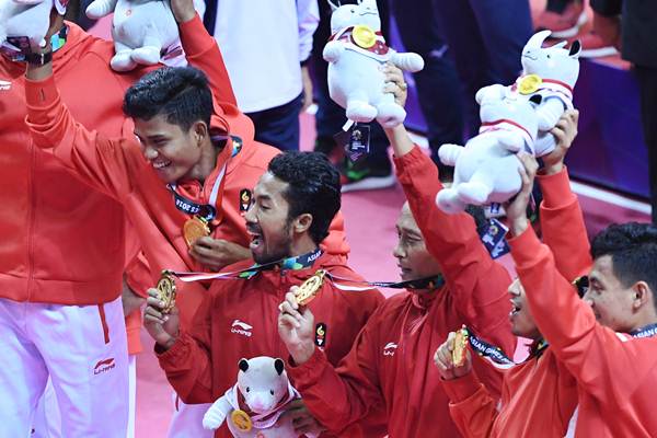  Sepak Takraw Putra Indonesia Sumbang Emas Ke-31