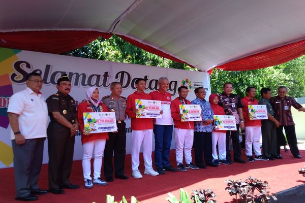  Atlet Peraih Medali Asian Games 2018 Asal Jateng Kembali Dapat Bonus