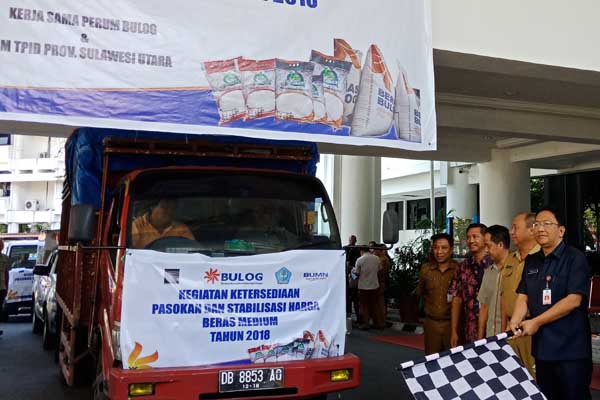  Stabilkan Harga, Bulog Sulut Gelontorkan 13 Ton Beras Medium