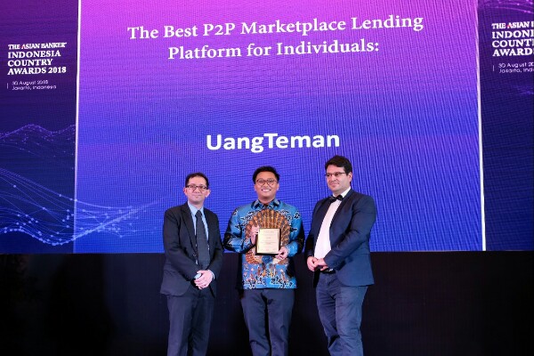  UangTeman Raih Penghargaan Best P2P Lending Platform for Individuals 2018