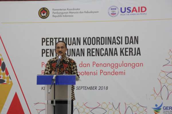  Indonesia Tekankan Pentingnya Kerjasama Lintas Sektoral Atasi Ancaman Pandemi