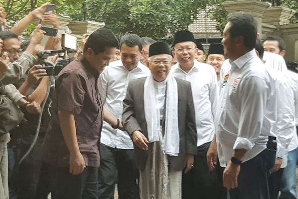  Erick Thohir dan KH Ma\'ruf Amin Sambangi Rumah Cemara