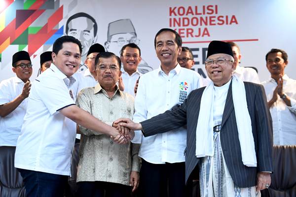  Erick Thohir Jadi Ketua Tim Kampanye Nasional Jokowi-Ma\'ruf