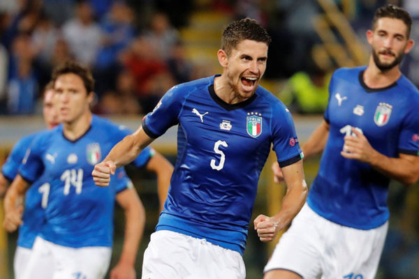  Hasil UEFA Nations League: Jorginho Selamatkan Italia di Hadapan Polandia