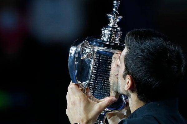  Novak Djokovic Raih Gelar Ketiga di Tenis AS Terbuka