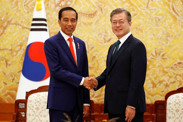  Jokowi dan Moon Jae-in Sepakati 6 Hal Berikut