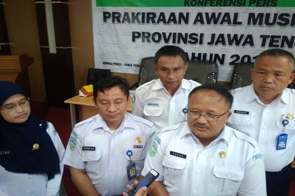  Awal Musim Hujan di Jateng Diperkirakan Oktober 2018