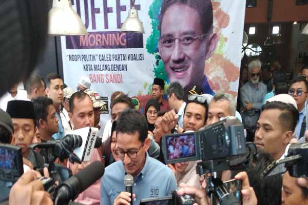  Kunjungi Malang, Sandiaga Tekankan Penciptaan Lapangan Kerja 