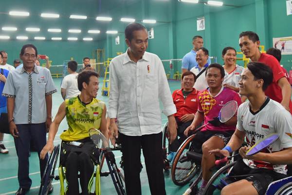  Presiden Tinjau Pelatnas Asian Para Games di Sukoharjo. Ini Bonus yang Dijanjikan