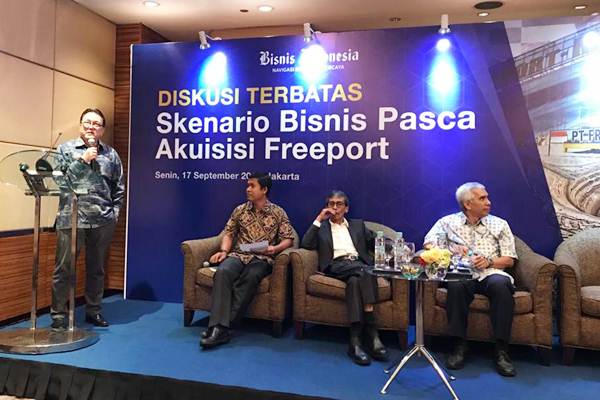  DISKUSI TERBATAS FREEPORT: Produksi  Turun karena Transisi ke Tambang Bawah Tanah