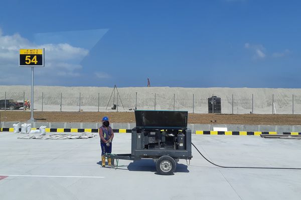  Reklamasi Apron Bandara Ngurah Rai Butuh 2,6 Juta Meter Kubik Pasir Laut