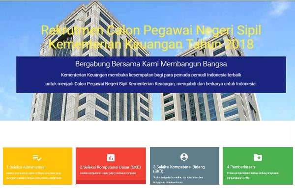  Penerimaan CPNS 2018: Mau Jadi PNS di Kemenkeu? Begini Caranya