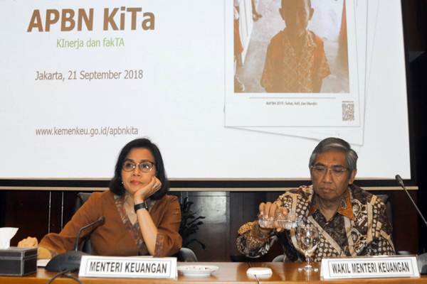  Sri Mulyani Konferensi Pers APBN Kita