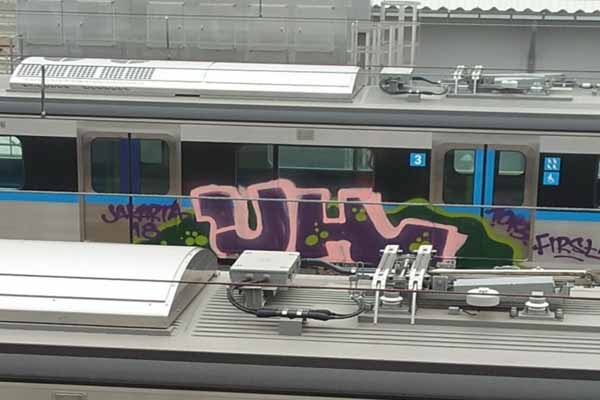  Belum Beroperasi Kereta MRT Jakarta Sudah Kena Aksi Vandalisme