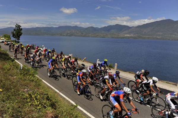  Tour de Singkarak: Rute Padang Panjang - Solok Selatan Diklaim Mulus