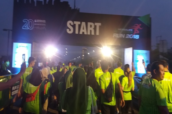  Hidup Sehat, 3.000 Peserta Ikuti Herbalife Run 2018