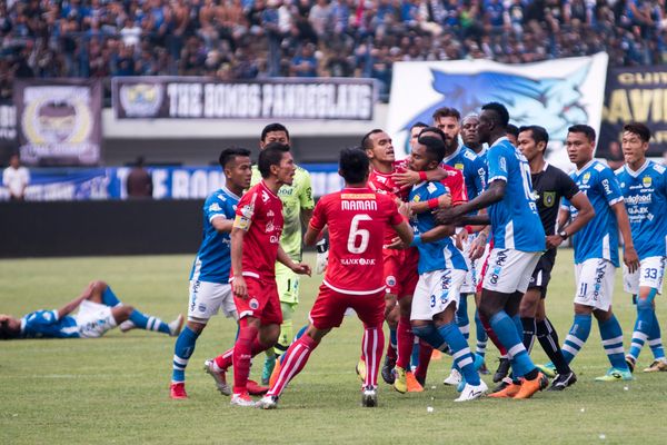  Polrestabes Bandung Ringkus 7 Suporter Persib Pengeroyok Suporter Persija