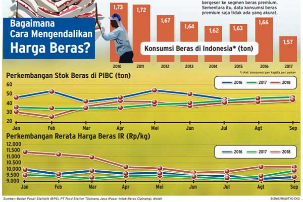  Operasi Beras harus Dirombak, Masyarakat lebih Suka Beras Premium Bawah