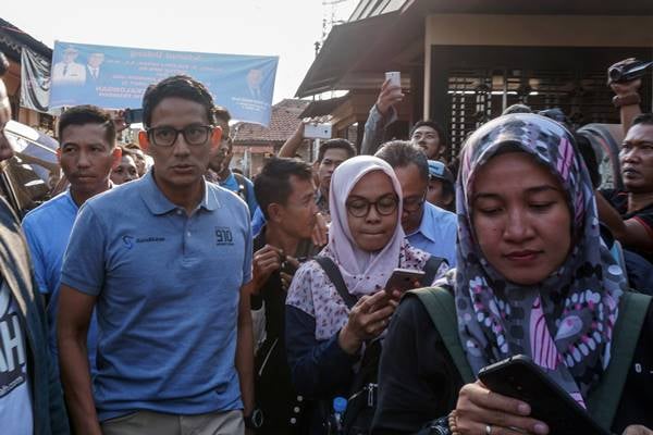  Jaring Suara NU, Sandi Janjikan Lapangan Kerja untuk Santri