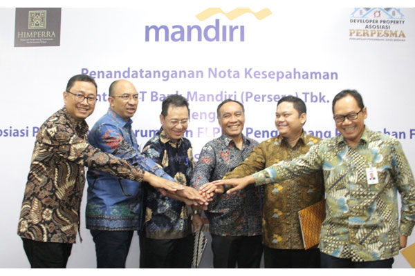  Mandiri Gandeng Himperra Dan Perpesma Untuk Salurkan KPR FLPP Untuk Rumah Bersubsidi