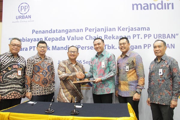  Tingkatkan Sinergi BUMN, Mandiri Akuisisi Value Chain PP URBAN