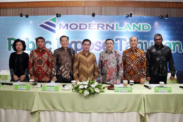  Modernland Realty Raih Penjualan Rp2,50 Triliun