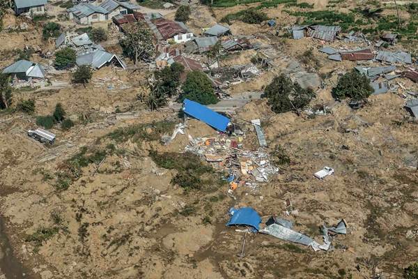  Permukiman Warga Tersapu Tsunami