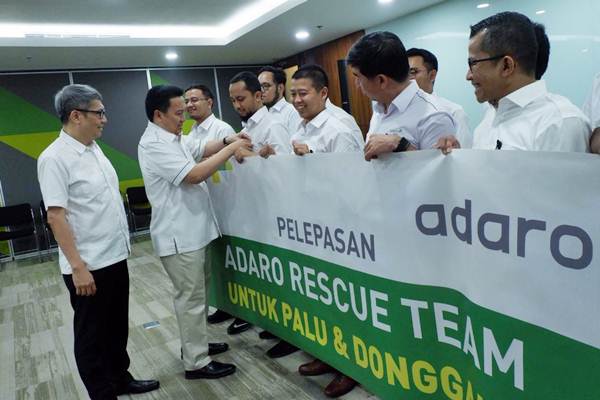  Pelepasan Adaro Rescue Team untuk Korban Gempa