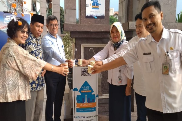  PAM Jaya Bangun Akses Air Siap Minum di Setu Babakan  