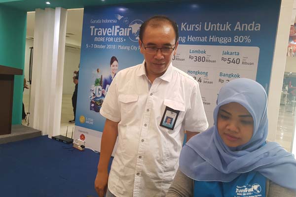  Garuda Indonesia Incar Transaksi Rp3 Miliar di GATF 2018 Malang