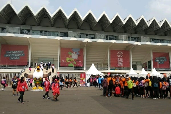  Begini Suasana Kompleks GBK & Istora Senayan Jelang Pembukaan Asian Para Games 2018