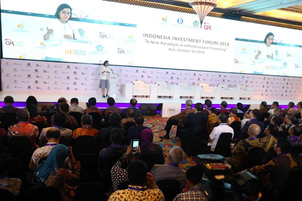  Sri Mulyani Bicara Paradigma Baru Pembiayaan Infrastruktur di Forum Investasi Indonesia