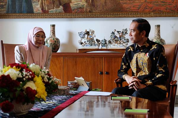  Presiden Jokowi Menerima Kunjungan Dato Seri Wan Azizah Wan Ismail