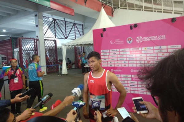  Sapto Yogo Purnomo Sabet Emas Sekaligus Pecahkan Rekor Asia untuk Para Atletik