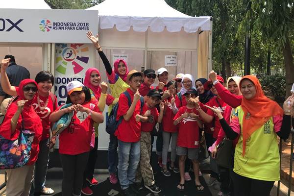  Perjuangan Atlet Para Games Dikagumi Siswa Sekolah Spectrum