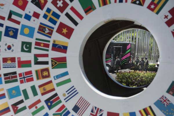  Indonesia Tekankan Pentingnya Asuransi Bencana di Annual Meeting IMF-WBG2018