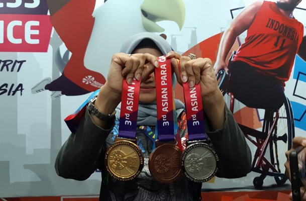  Hari Ke-5 Asian Para Games 2018, Indonesia Terus Tambah Medali