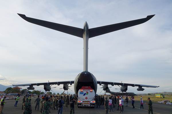  Gempa Donggala-Palu, Tentara Malaysia dan Airbus Foundation Distribusikan Bantuan Kemanusiaan