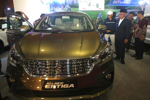  Suzuki Pamerkan Tiga Mobil Unggulan di IIMS Makassar 2018