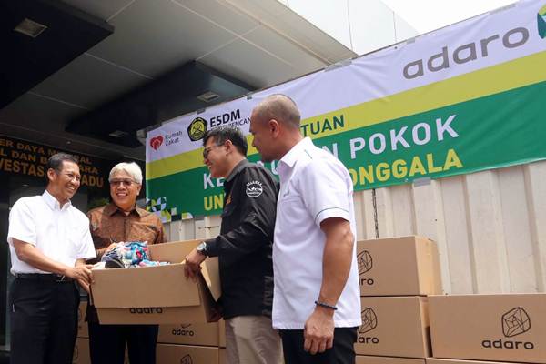  Adaro Salurkan Bantuan untuk Korban Gempa