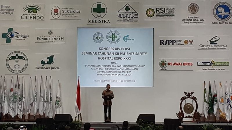  Jokowi: Rumah Sakit Harus Adopsi Perkembangan Teknologi