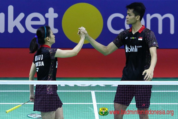  Tekuk Ganda Campuran China, Ricky/Debby Melaju ke Putaran Kedua Denmark Terbuka