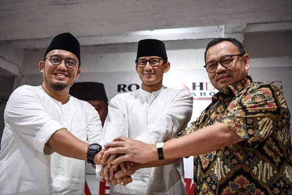  Prabowo-Sandi Yakin Bakal Rebut 30% Suara Pemilih Mengambang